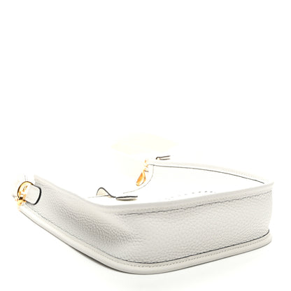 Hermes Taurillon Clemence Amazone Evelyne TPM New White 5 of 12