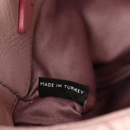 Miu Miu Nappa Matelasse Crystal Flap Clutch Pink 7 of 13