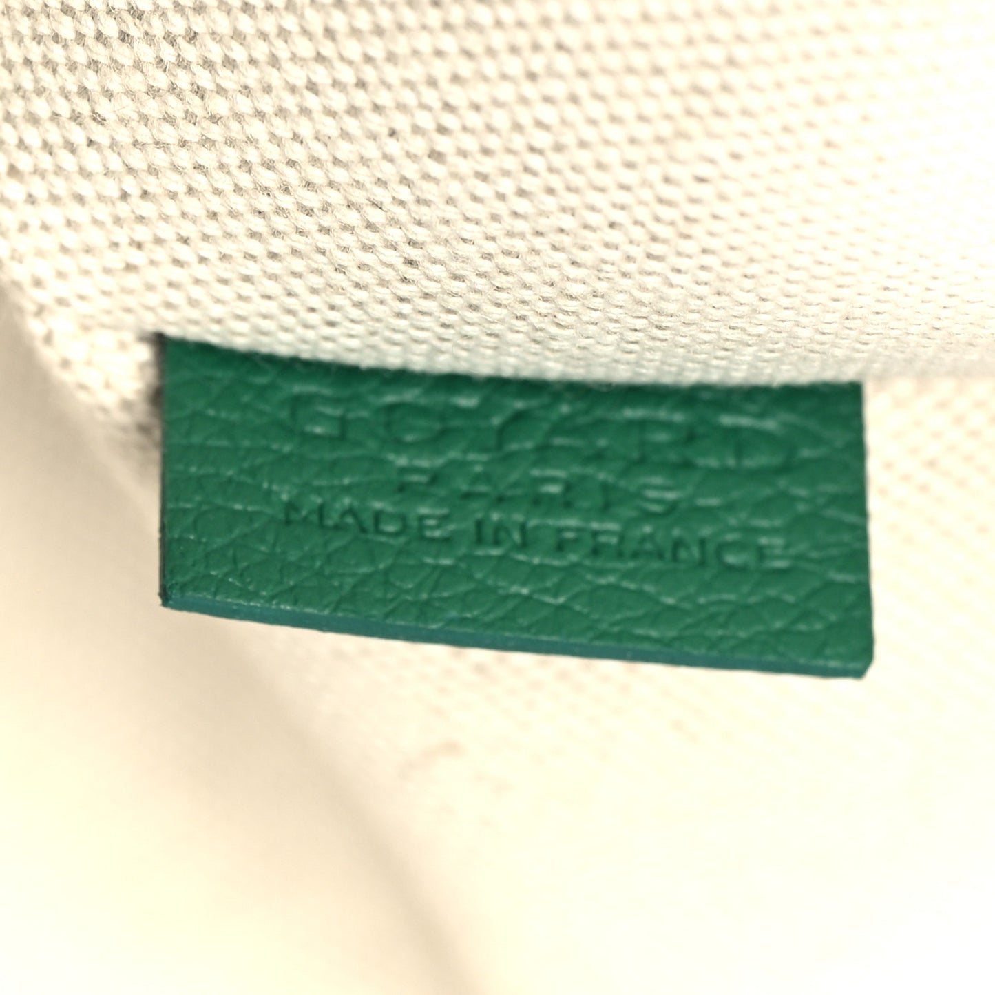 Goyardine Villette Tote Green Green