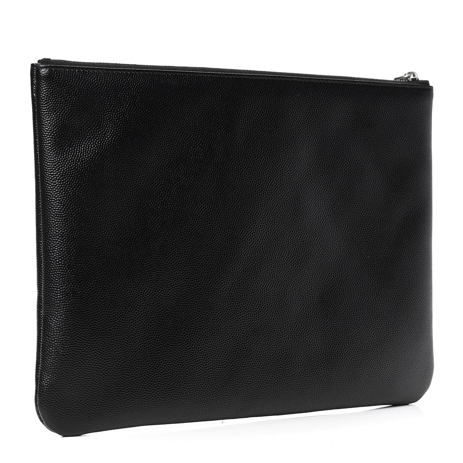 Chanel Caviar Studded Medium Deauville Pouch Black 2 of 4