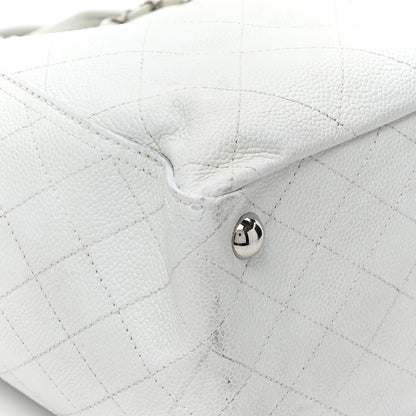 Chanel Grained Calfskin CC Pocket Tote White 13 of 17