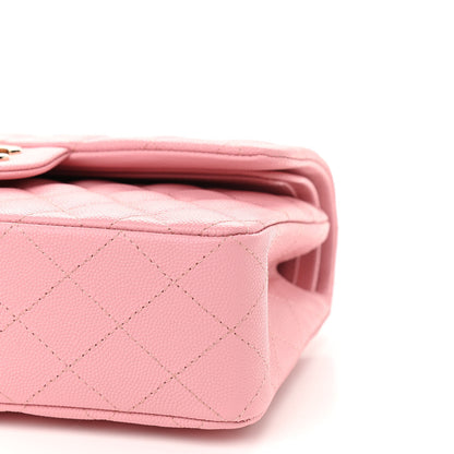 Chanel Caviar Quilted Small Double Flap Pink 10 of 11