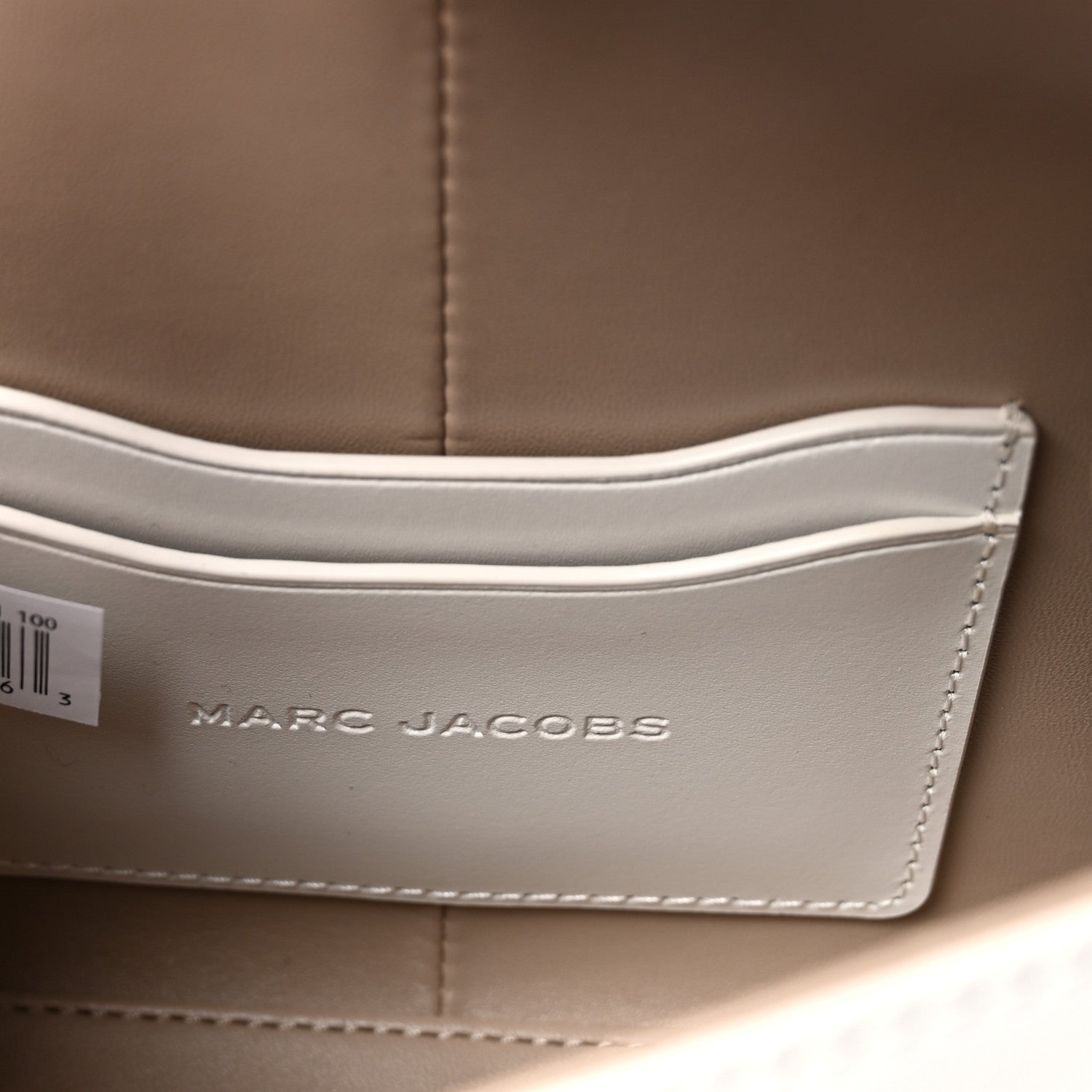 Marc Jacobs Calfskin The St Marc Mini Top Handle Bag White 6 of 9