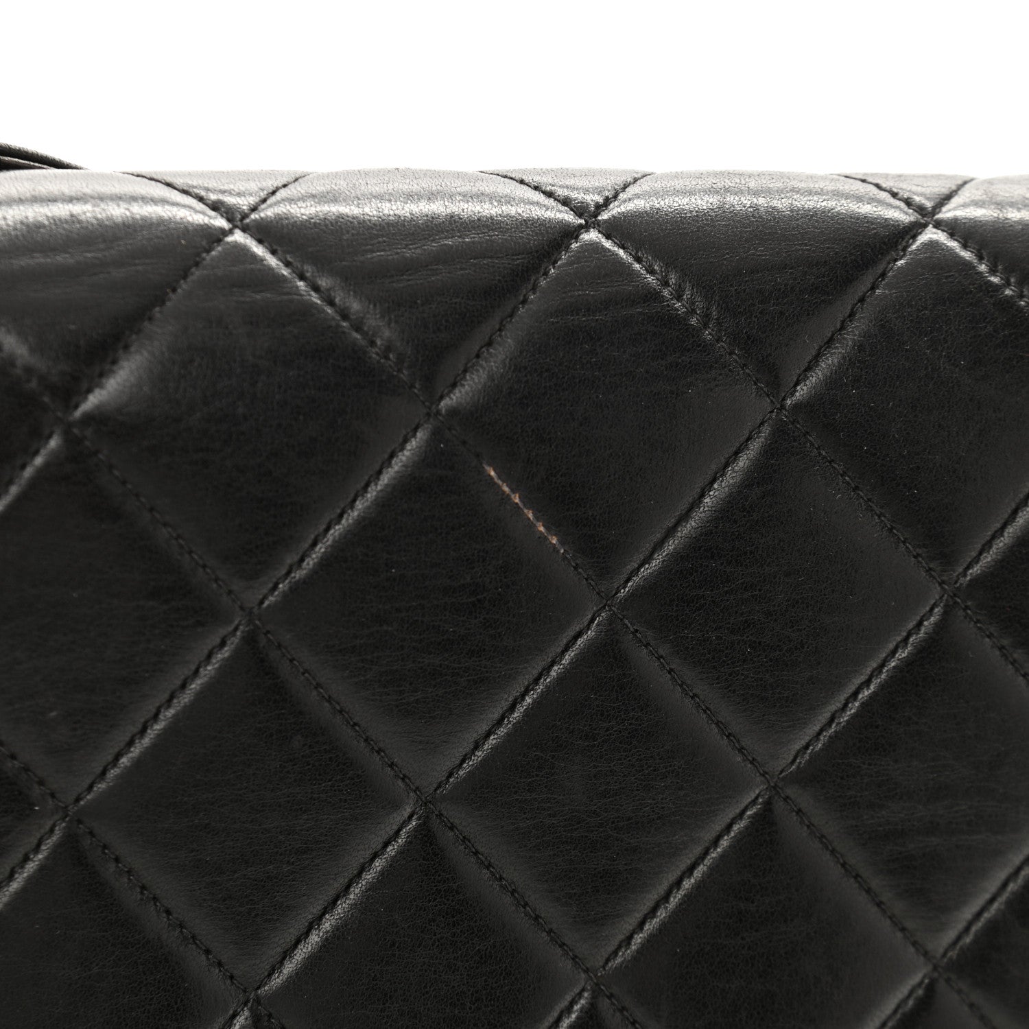 Chanel Lambskin Quilted CC Flap Shoulder Bag Black 8 of 13