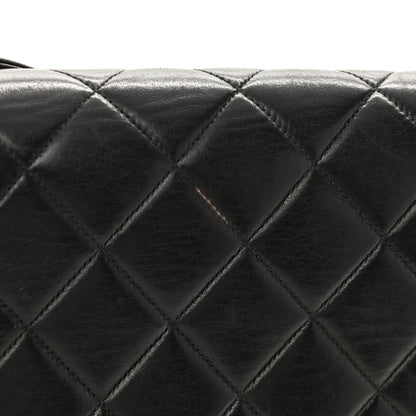 Chanel Lambskin Quilted CC Flap Shoulder Bag Black 8 of 13