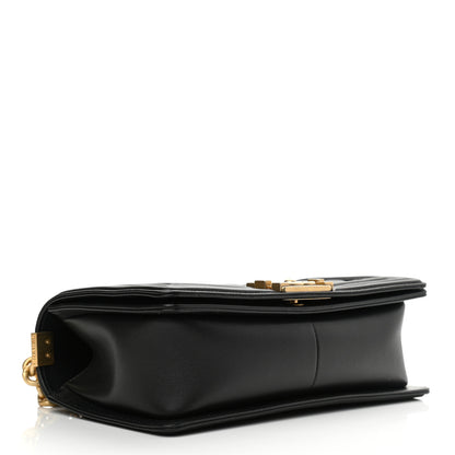 Chanel Lambskin Quilted Medium Boy Flap Black 4 of 12