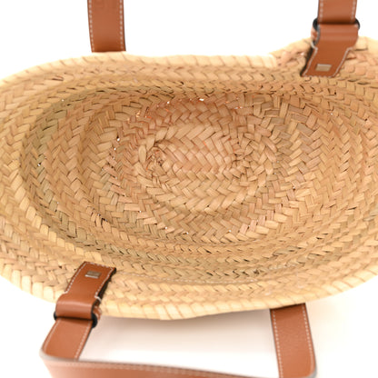 Loewe Raffia Small Basket Tote Bag Natural Tan 5 of 11