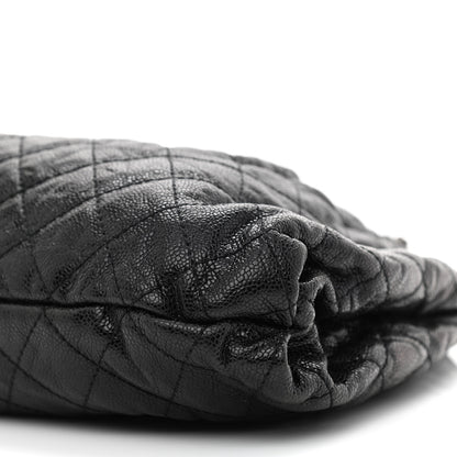 Chanel Caviar Quilted Medium Elastic Shopping Tote Black 10 of 10