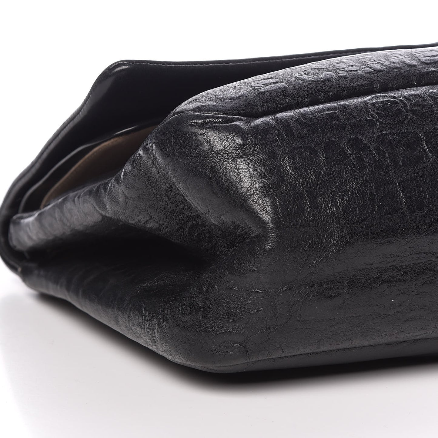 Calfskin Unlimited Jumbo Double Flap Black