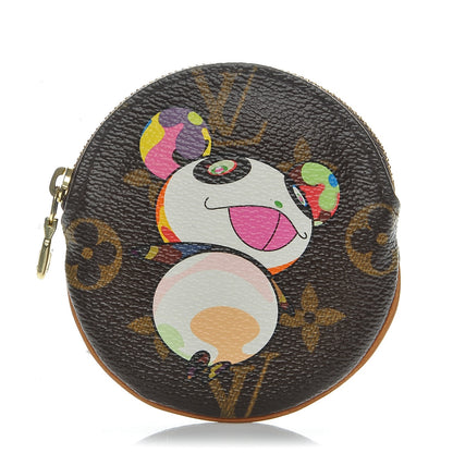 Louis Vuitton Monogram Panda Round Coin Purse 1 of 8