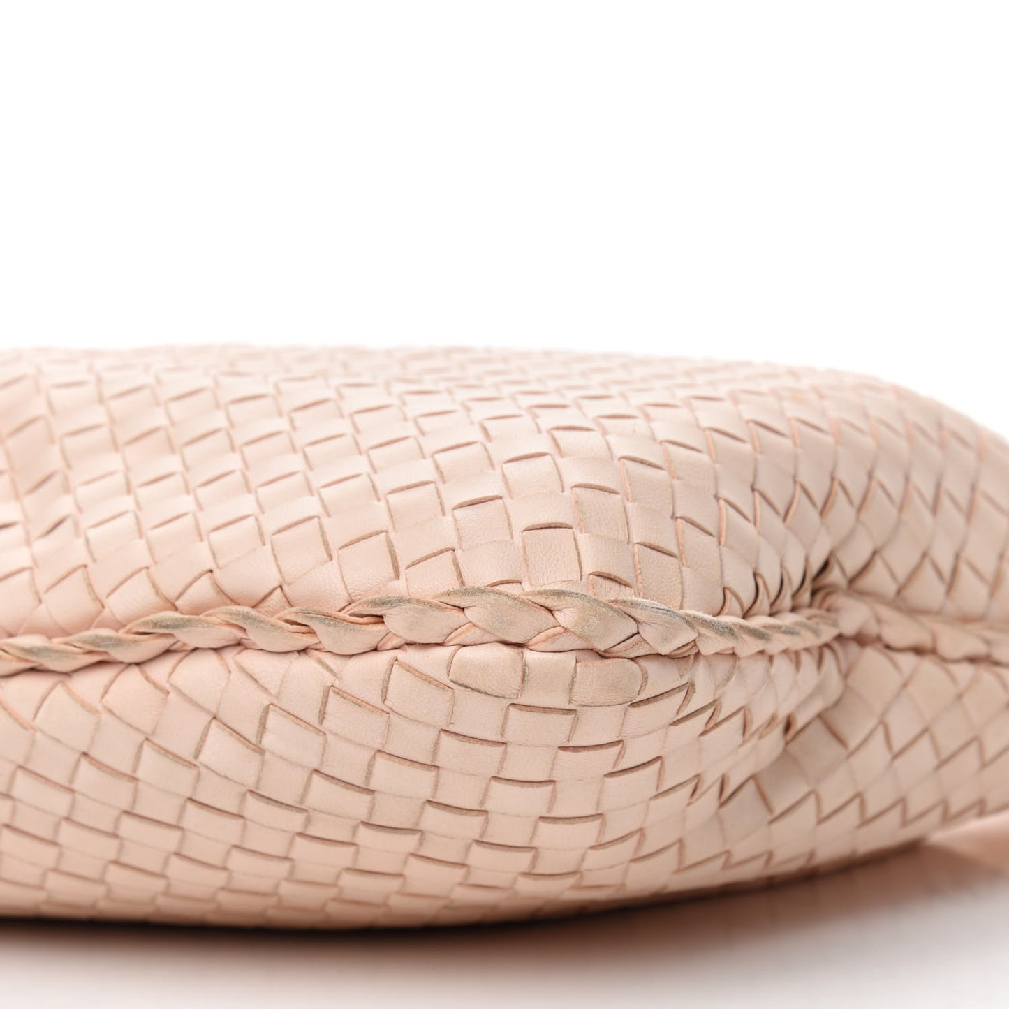 Nappa Intrecciato Medium Veneta Hobo Flamingo