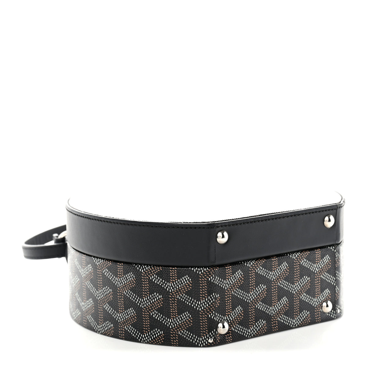 Goyardine Alto Hatbox Black
