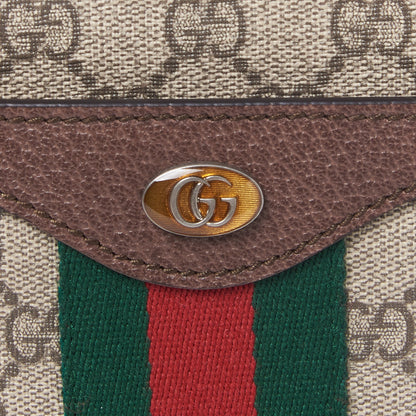 Gucci GG Supreme Monogram Web Medium Ophidia Shoulder Bag Beige New Acero 7 of 8