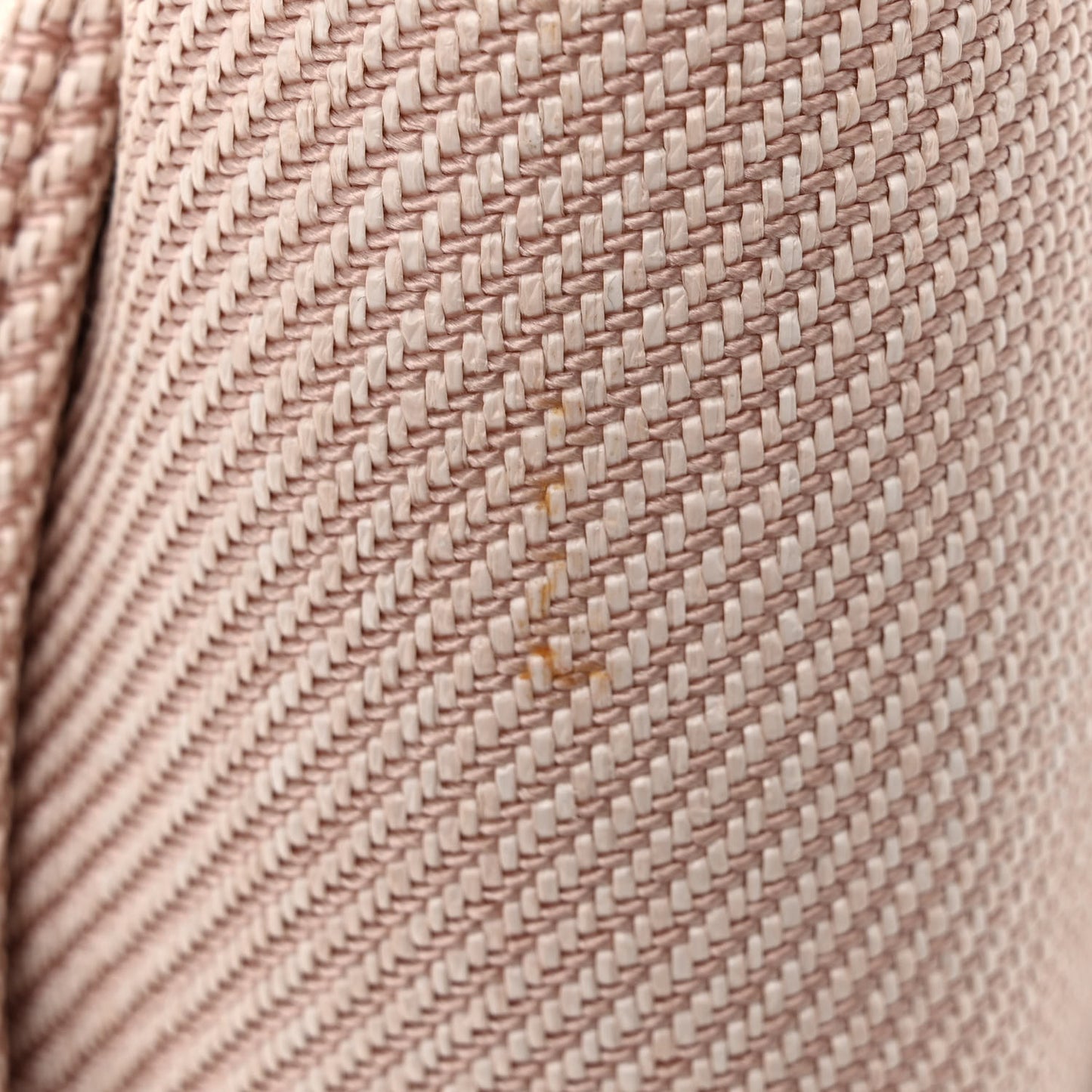 Mixed Fibers Calfskin Small Deauville Tote Beige
