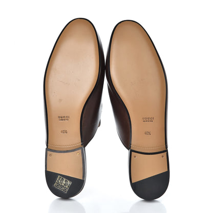 Gucci Calfskin Womens Princetown Slippers 40.5 Fondente Brown 5 of 10