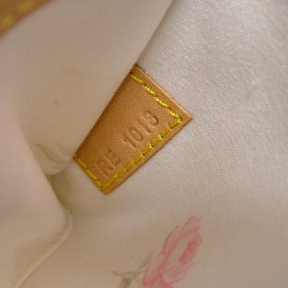 Louis Vuitton Monogram Multicolor Silk Satin Abelia White 8 of 8