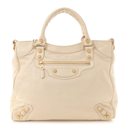 Balenciaga Agneau Giant 12 Gold Hardware Velo Blanc Creme Light Craie 1 of 13