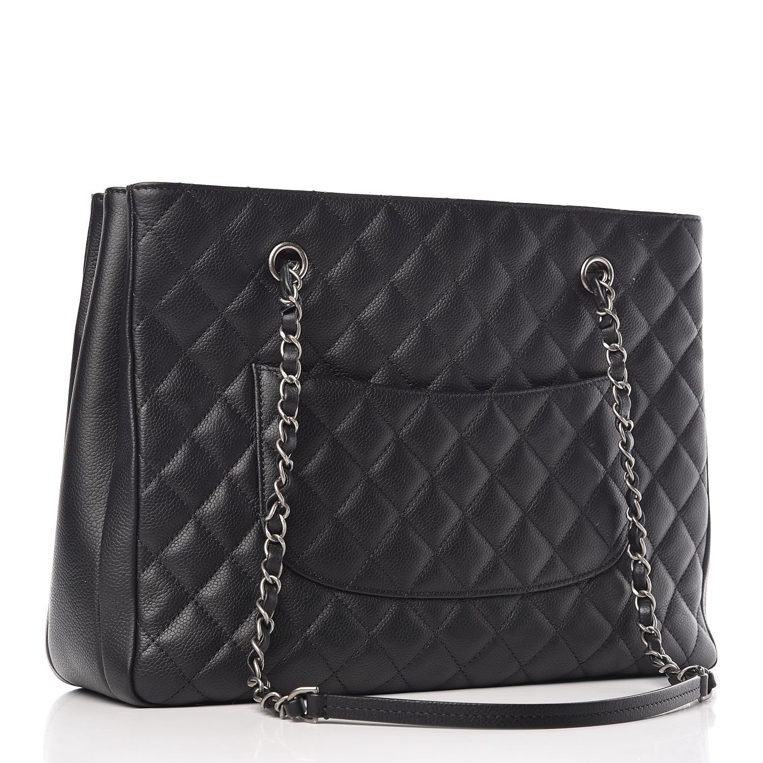 Chanel Caviar Quilted Urban Companion Shopping Tote Black 3 of 14