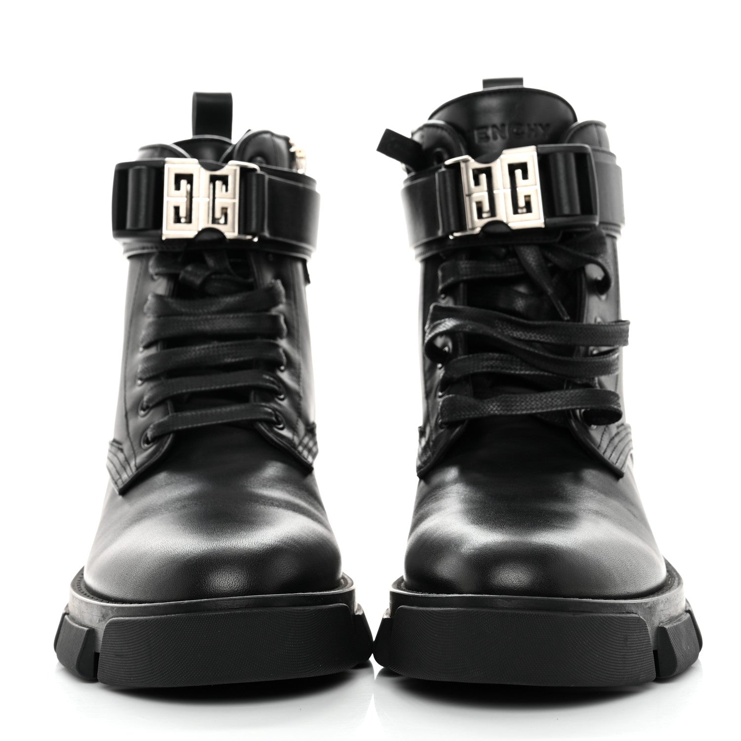 Givenchy Calfskin Combat Boots 38 Black 2 of 9