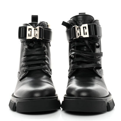Givenchy Calfskin Combat Boots 38 Black 2 of 9