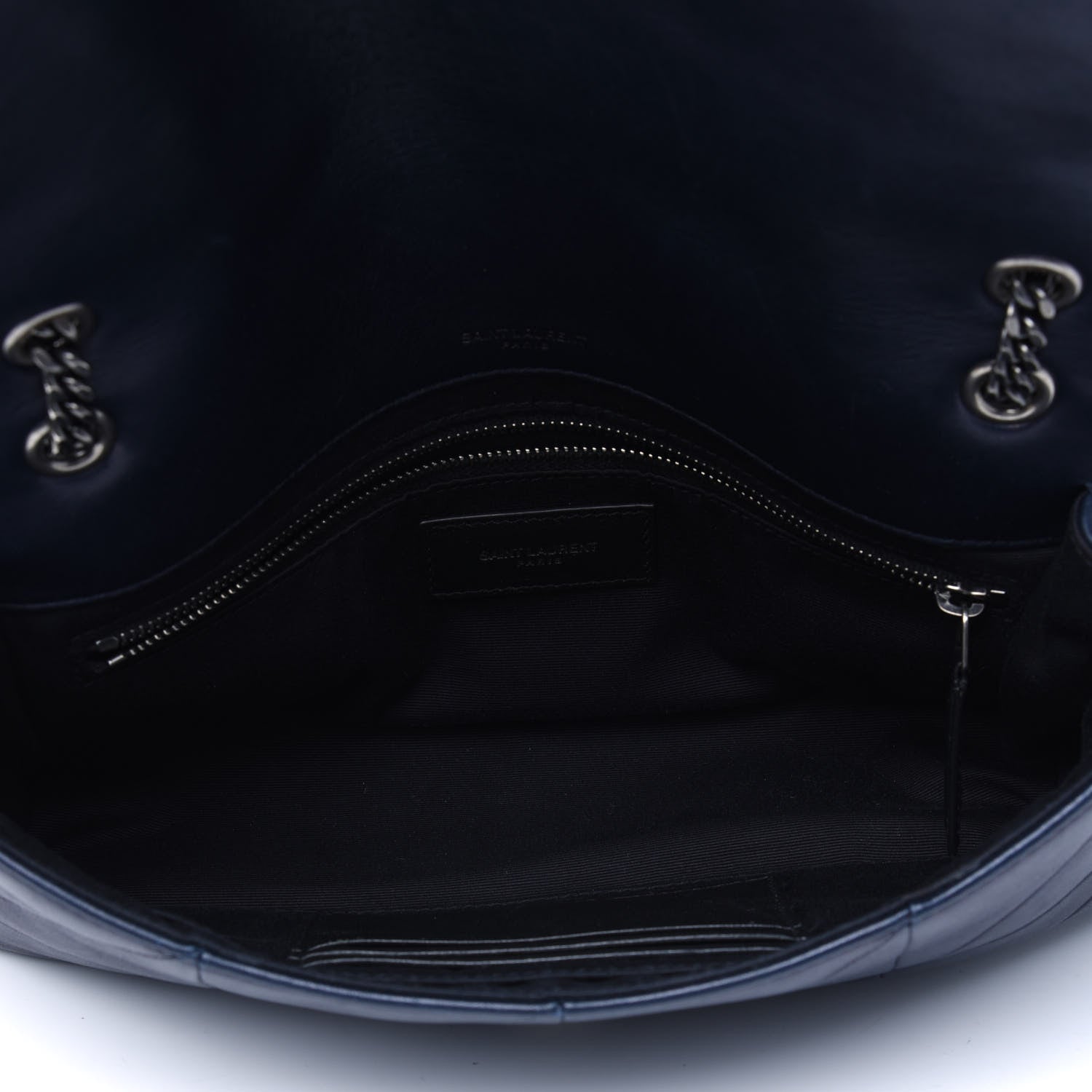Saint Laurent Lambskin Patchwork Monogram Medium Jamie Dark Notte 3 of 4