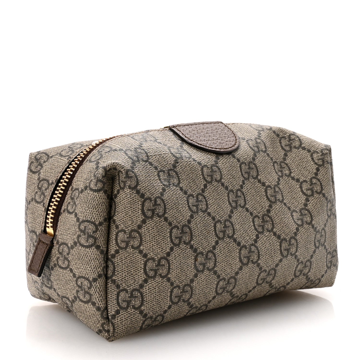 Gucci Soft GG Supreme Monogram Calfskin Medium Ophidia Cosmetic Case Beige Ebony New Acero 3 of 8