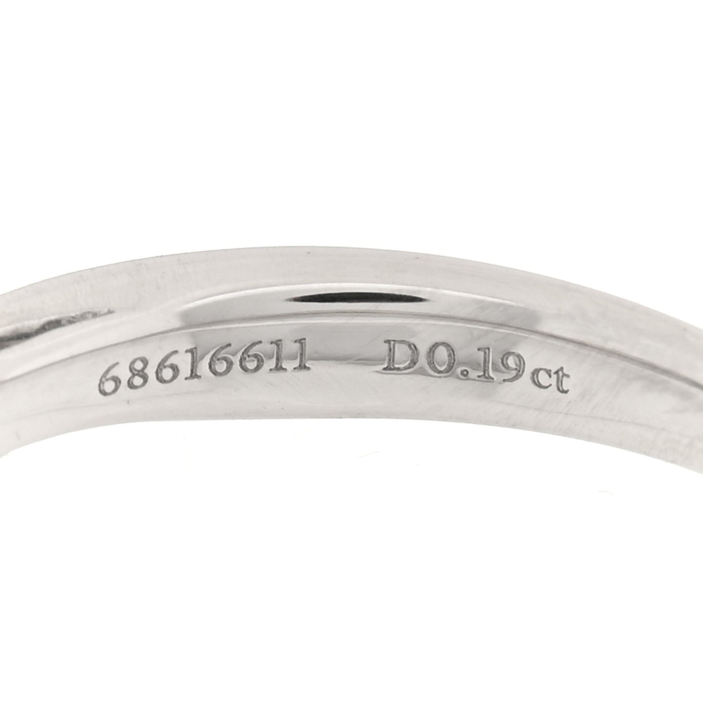 Platinum Diamond .19ct Harmony Solitaire Engagement Ring 49 5