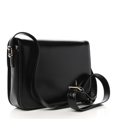 Celine Shiny Calfskin Medium Triomphe Black 2 of 4