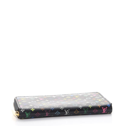 Louis Vuitton Monogram Multicolor Zippy Wallet Black 4 of 10