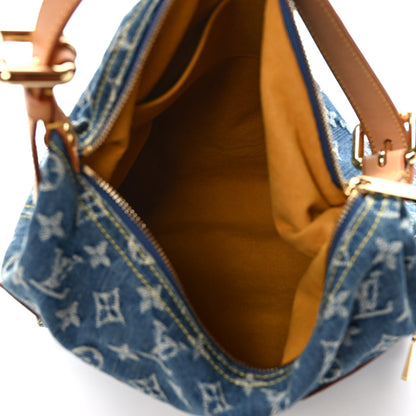 Louis Vuitton Denim Baggy GM Blue 5 of 8