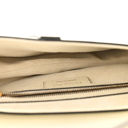 Christian Dior Grained Calfskin Saddle Bag White 5 of 12
