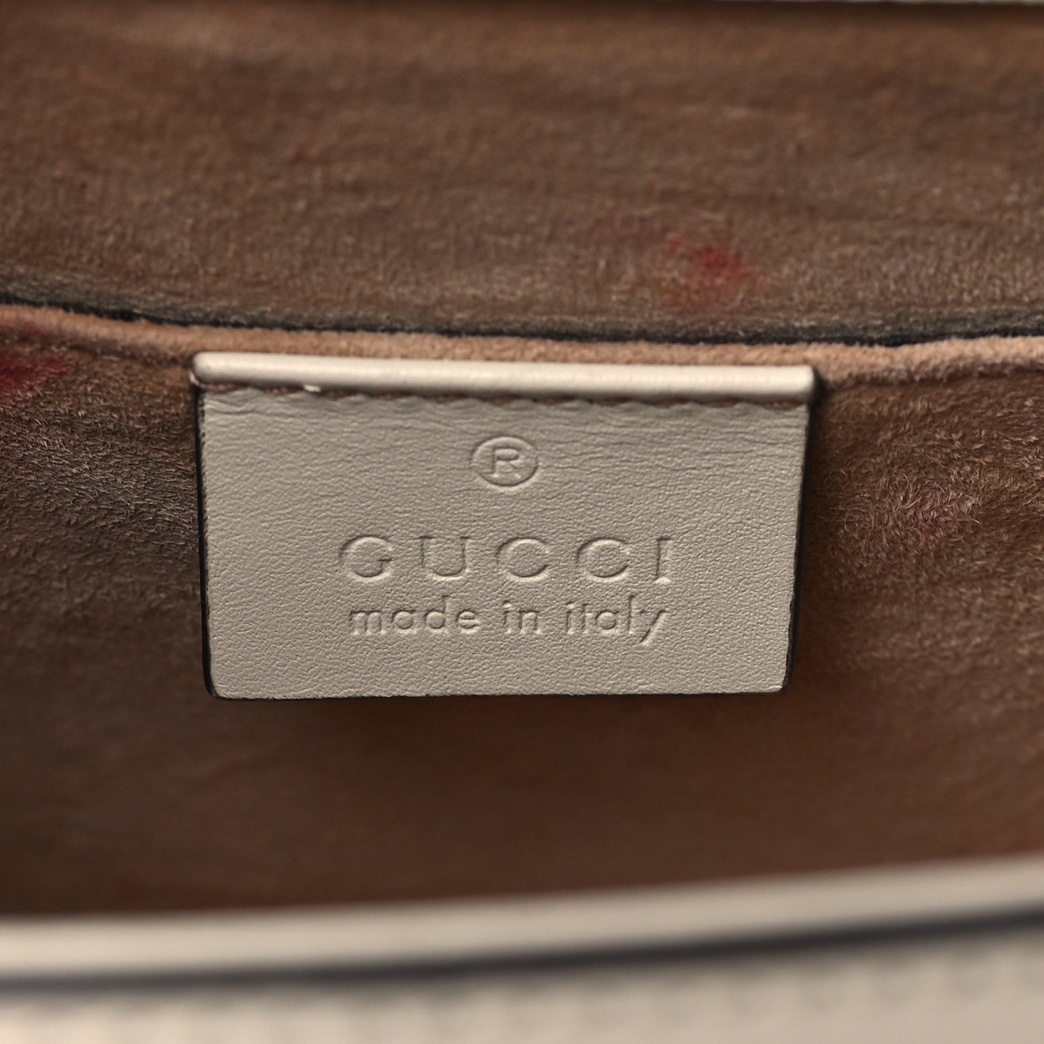 Gucci Calfskin Mini Sylvie Top Handle Bag White 7 of 11