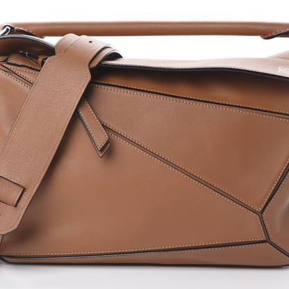 Loewe Calfskin Medium Puzzle Bag Tan 8 of 8