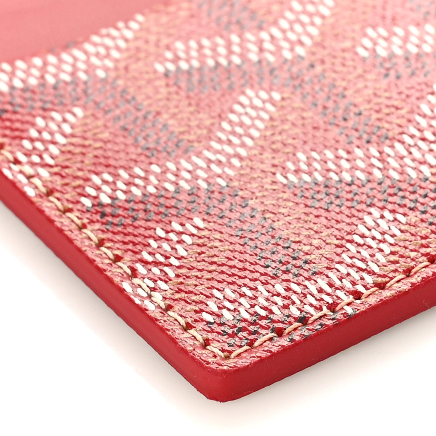 Goyardine Saint Sulpice Card Holder Red