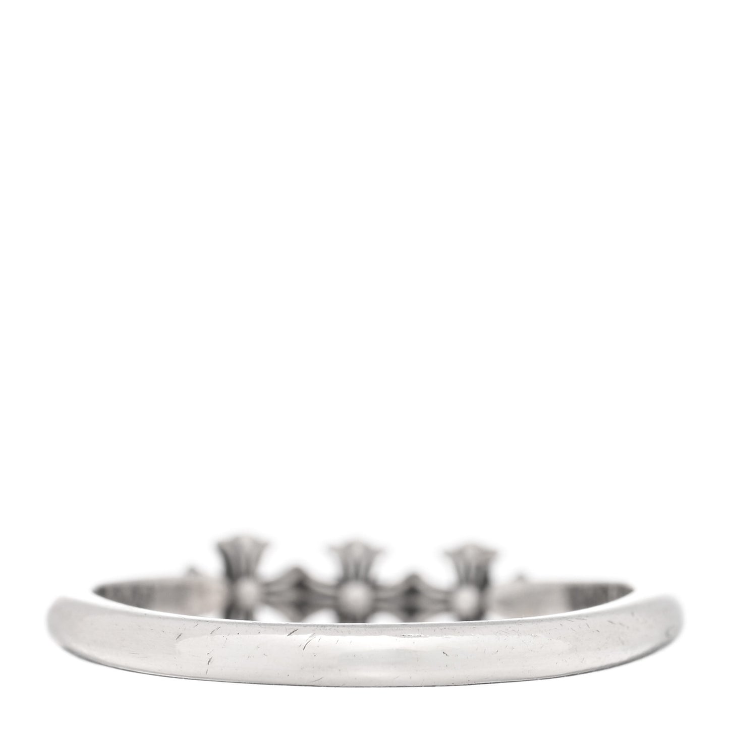 Sterling Silver 3 Maltese Cross Bubblegum Ring 51 5.75