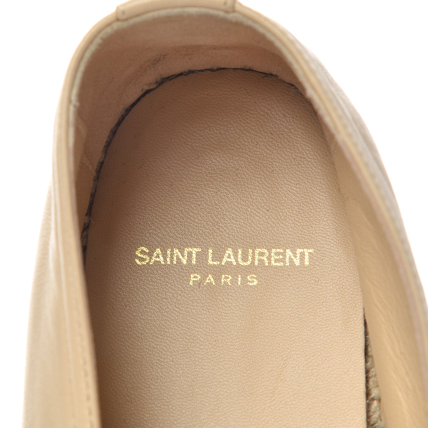 Lambskin Monogram Espadrilles 40 Nude
