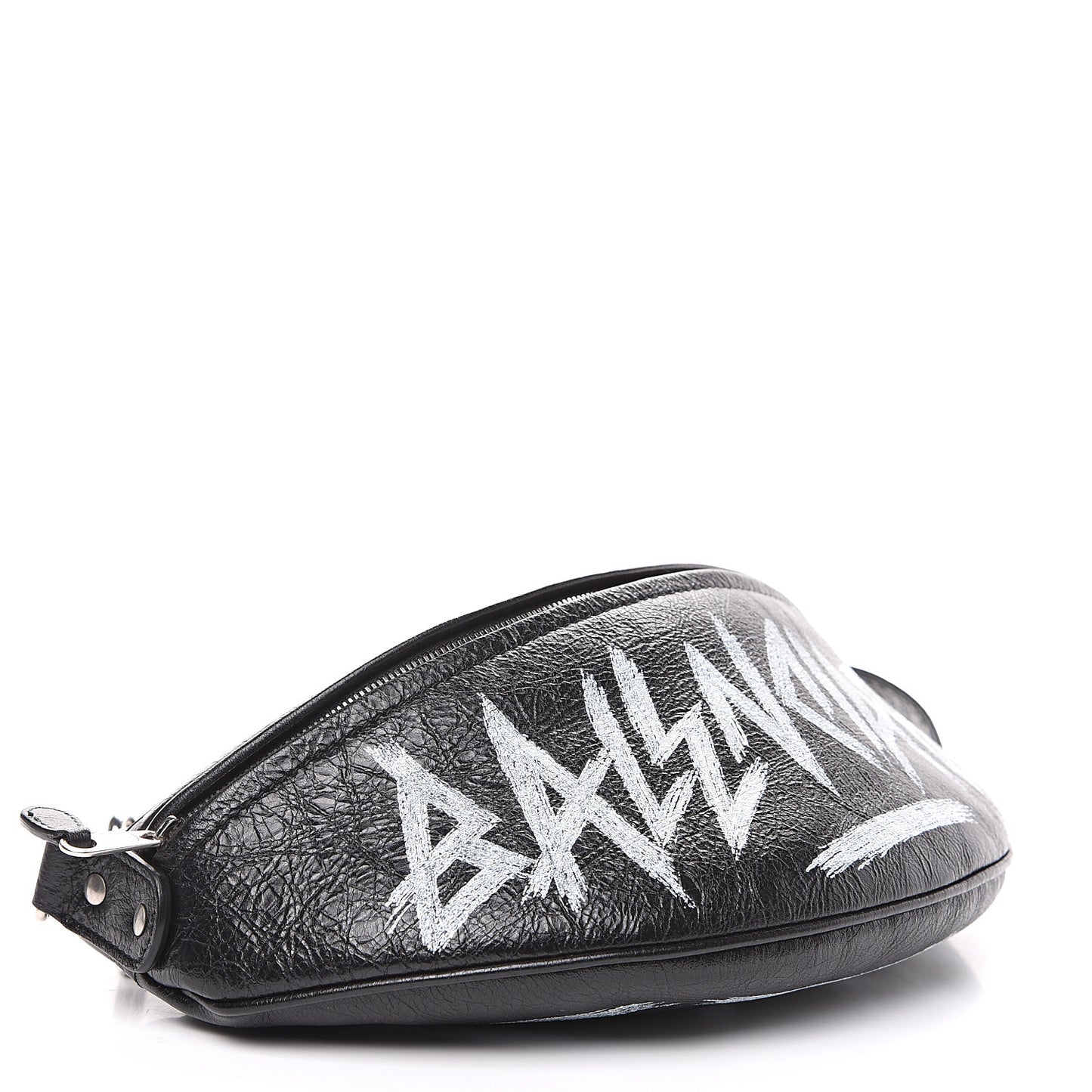 Agneau Arena Graffiti All Over XS Souvenir Belt Bag Black White