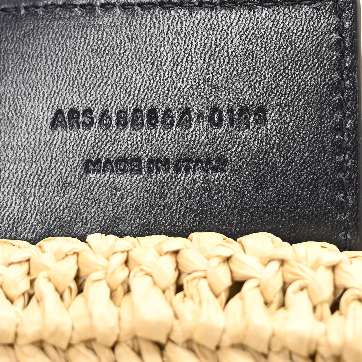 Saint Laurent Raffia Rive Gauche Tote Natural 7 of 10