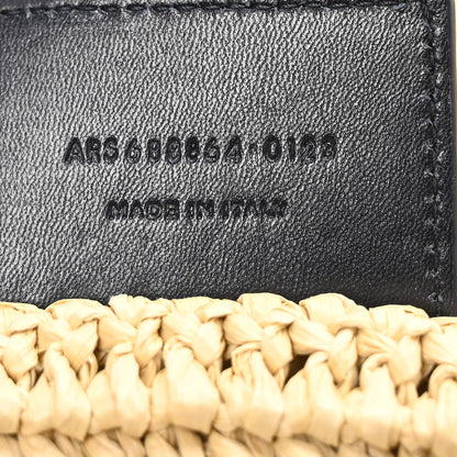 Saint Laurent Raffia Rive Gauche Tote Natural 7 of 10