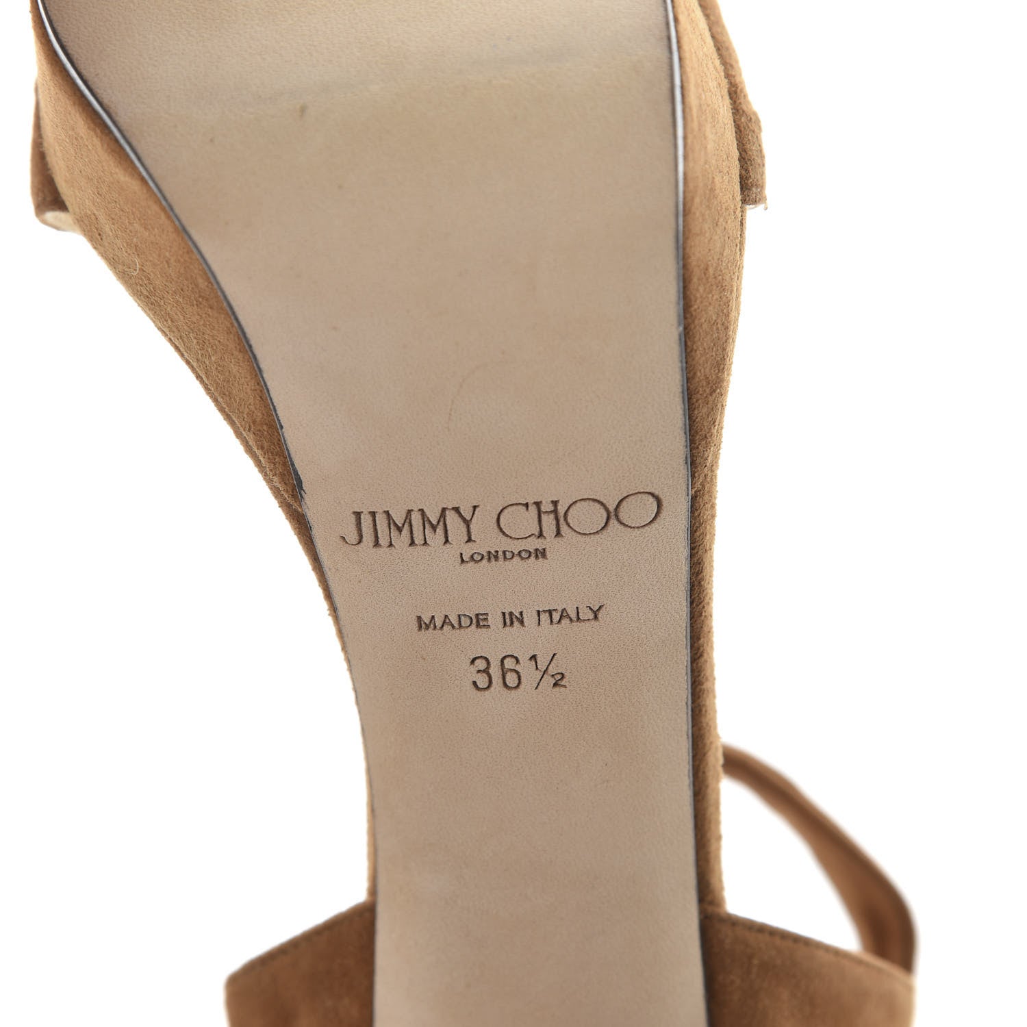 Jimmy Choo Soft Suede Kaytrin 120 Platform Sandals 36.5 Canyon 6 of 8