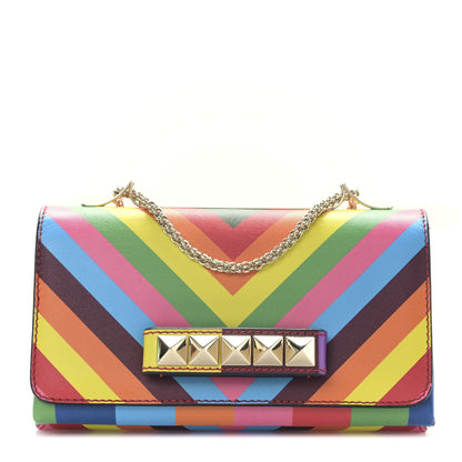Valentino Garavani Vitello 1973 Va Va Voom Chain Shoulder Bag Multicolor 1 of 9
