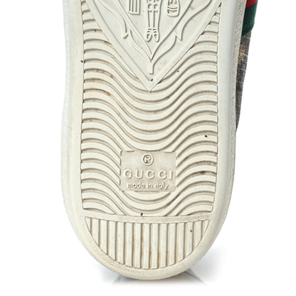 Gucci GG Supreme Monogram Bees Ayers Web Womens Ace Sneakers 39 Beige Oro Green Red 8 of 15