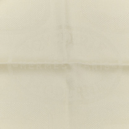Hermes Cashmere Silk Bouclerie Moderne scarf 115 Ivoire 6 of 6