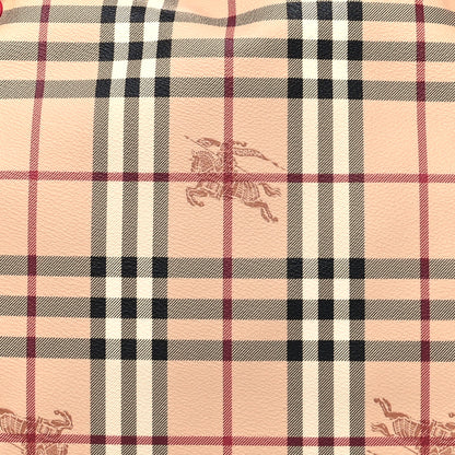 Burberry Haymarket Check Small Knots Canterbury Tote Pink 13 of 13