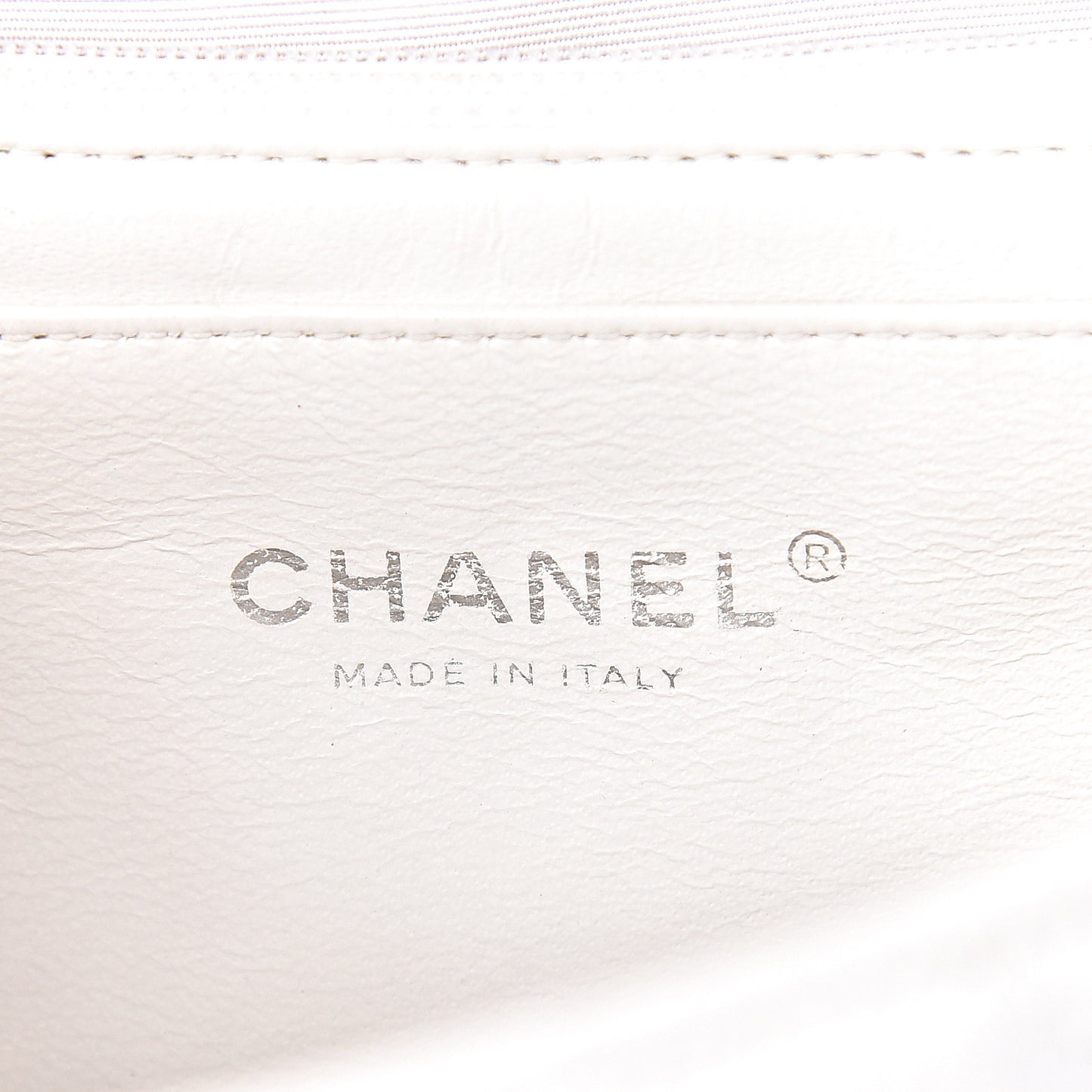 Caviar Quilted Jumbo Single Flap White