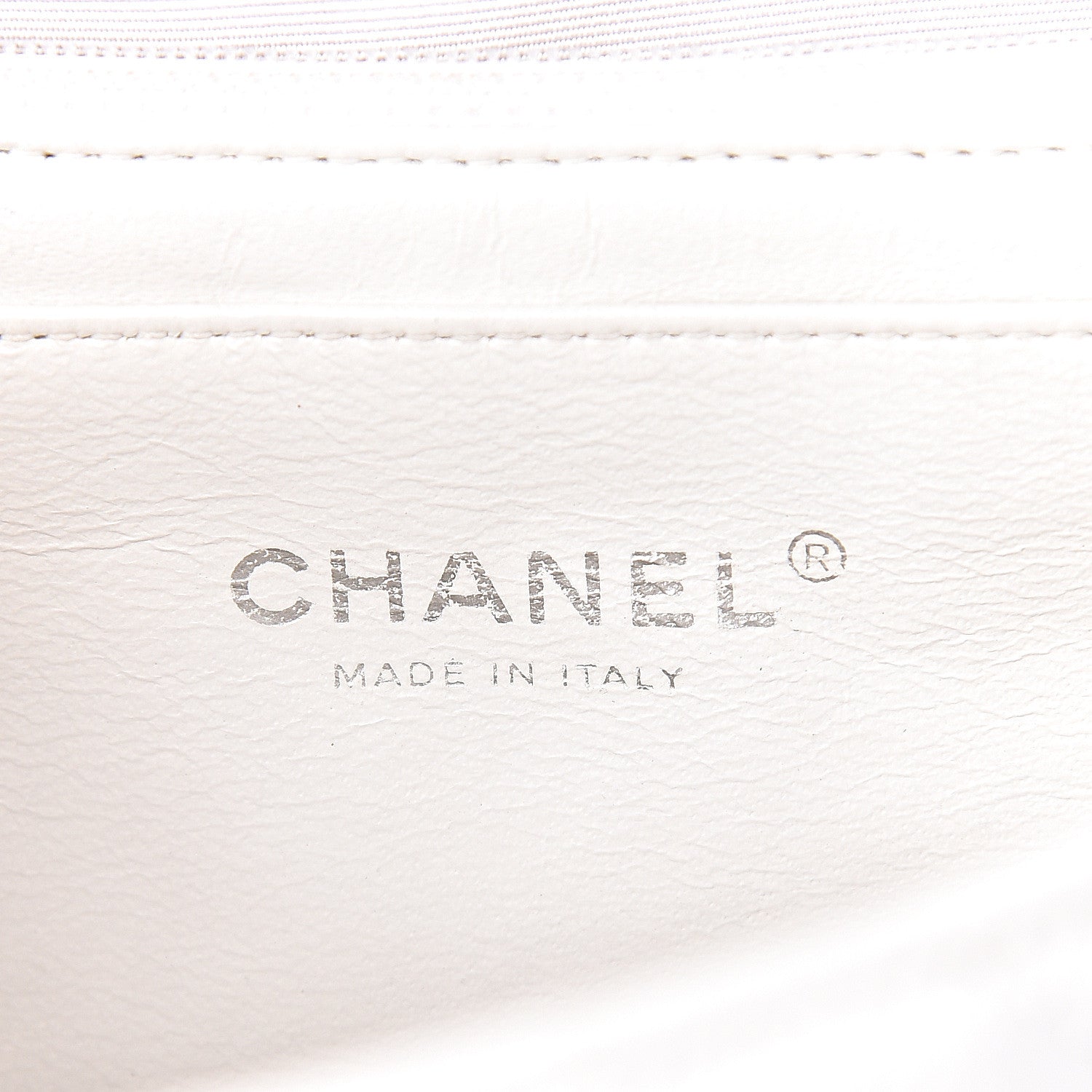 Chanel Caviar Quilted Jumbo Single Flap White 6 of 11