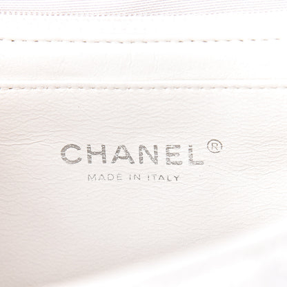 Chanel Caviar Quilted Jumbo Single Flap White 6 of 11