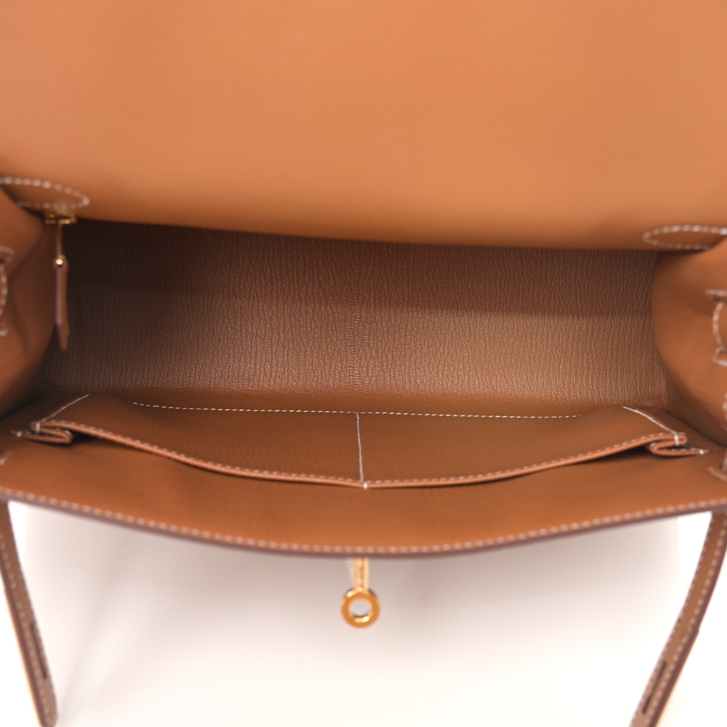Hermes Epsom Kelly Sellier 28 Gold 5 of 12