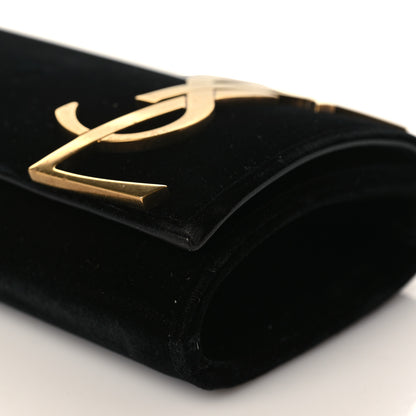 Saint Laurent Velvet Smoking Clutch Black 8 of 8
