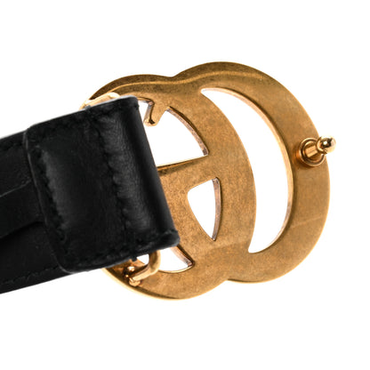 Gucci Calfskin Double G 30mm Belt 75 30 Black 5 of 7